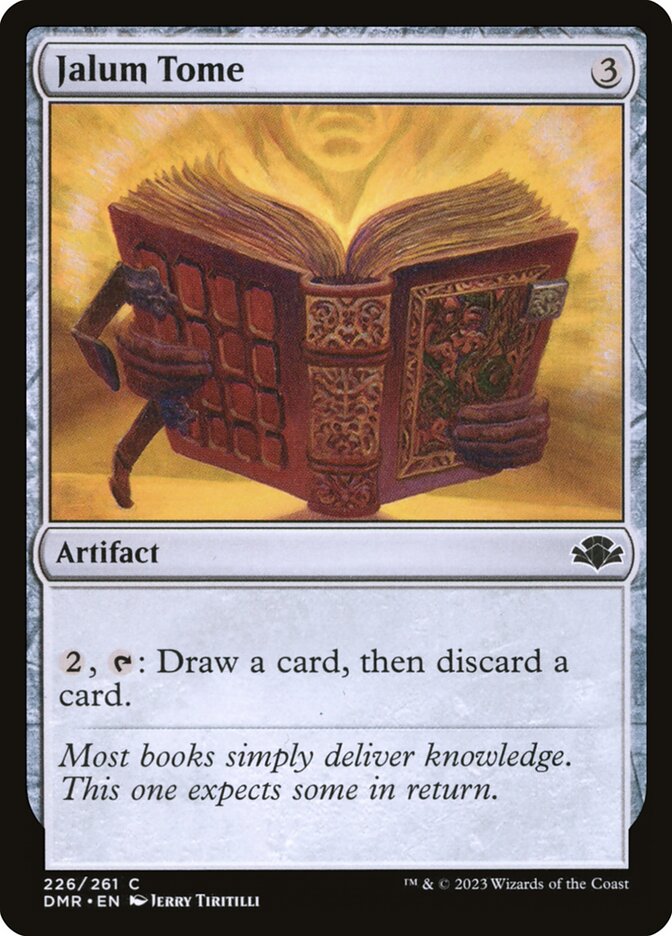 Jalum Tome - carta Magic The Gathering