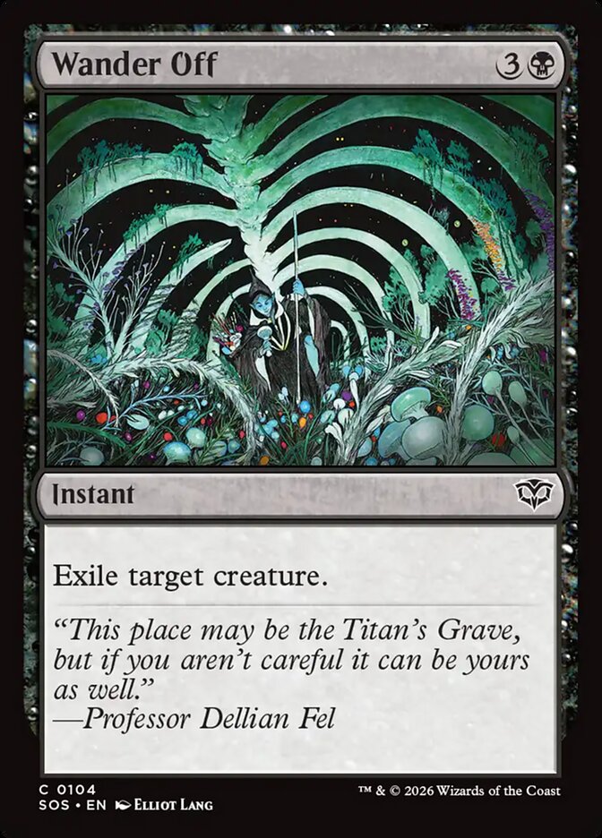 Wander Off - carta Magic The Gathering