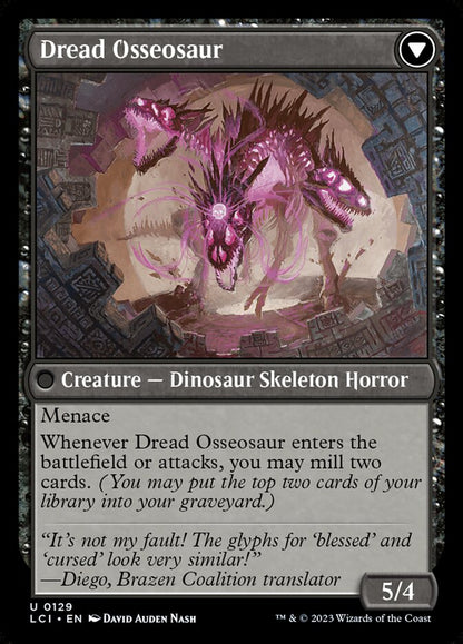 Dread Osseosaur - carta Magic The Gathering