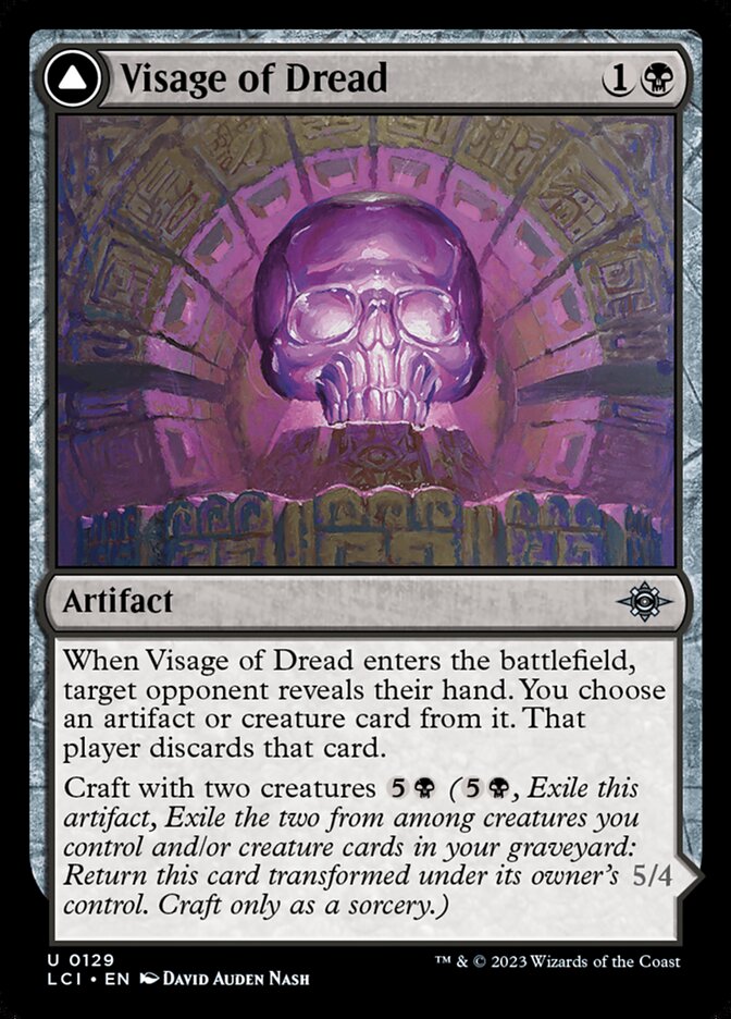 Visage of Dread - carta Magic The Gathering