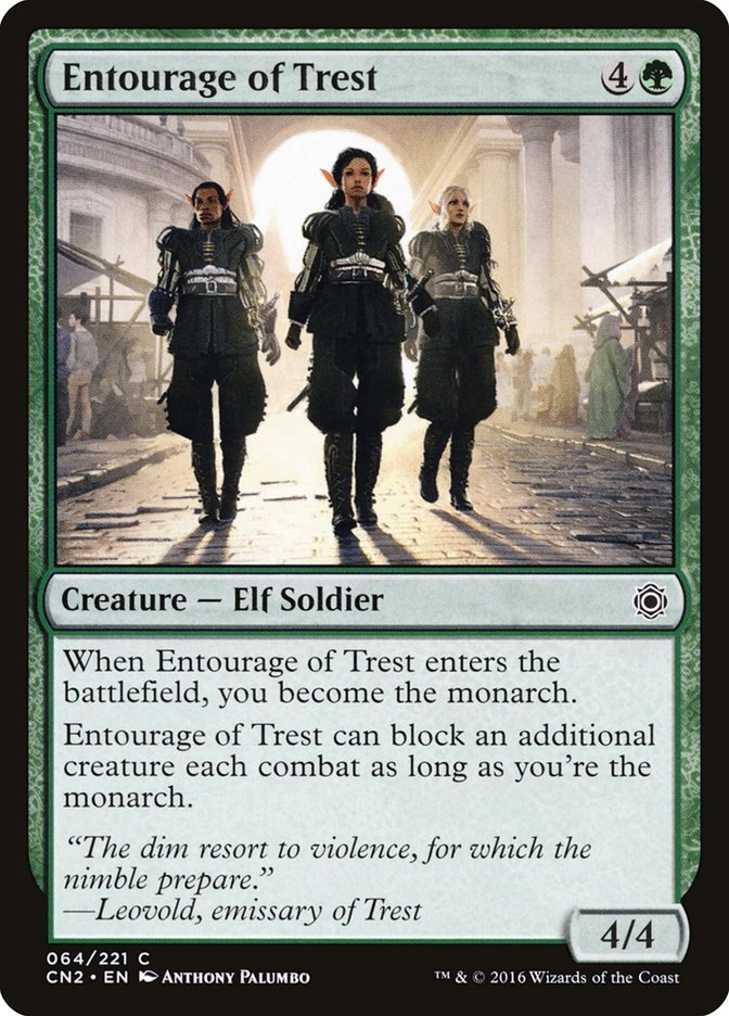 Entourage of Trest - carta Magic The Gathering