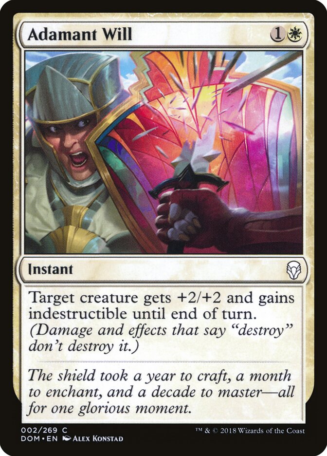 Adamant Will - carta Magic The Gathering