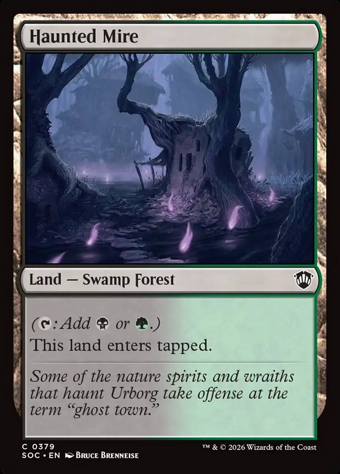 Haunted Mire - carta Magic The Gathering