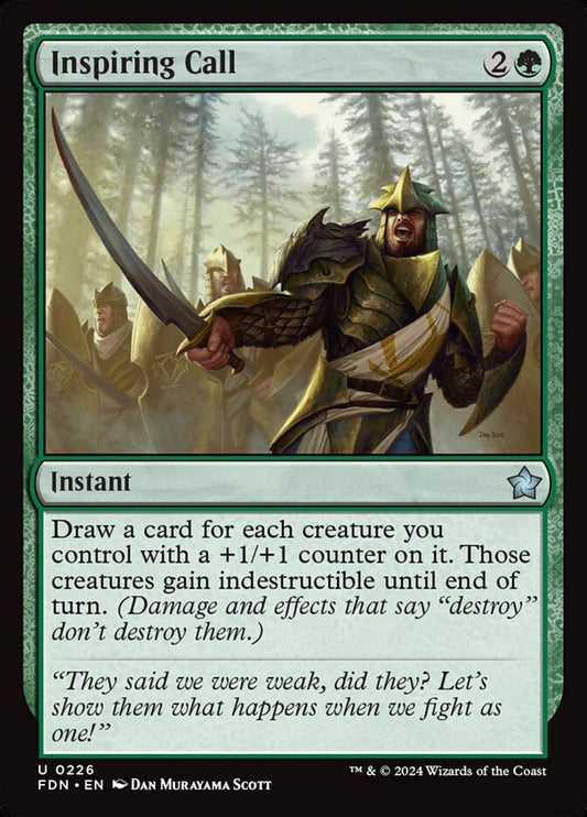 Inspiring Call - carta Magic The Gathering