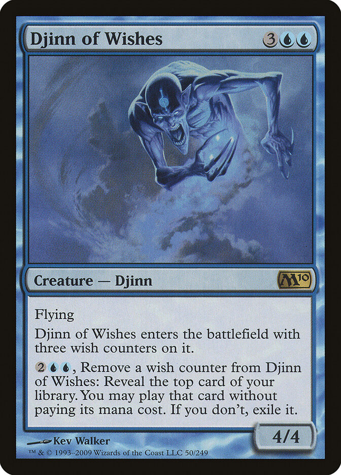 Djinn of Wishes - carta Magic The Gathering