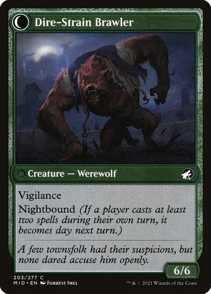 Dire-Strain Brawler - carta Magic The Gathering