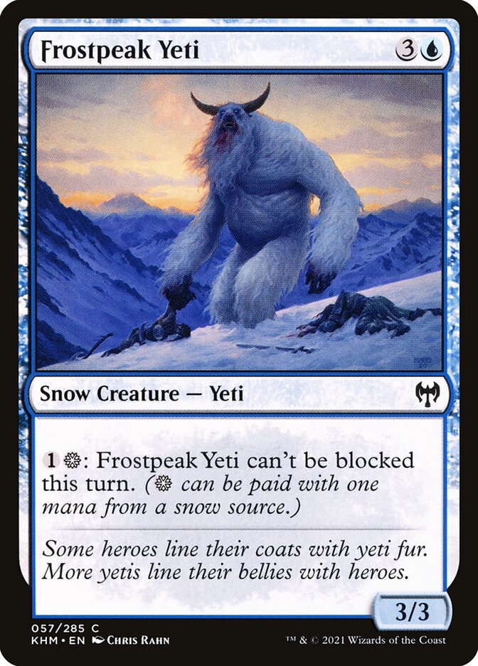 Frostpeak Yeti - carta Magic The Gathering