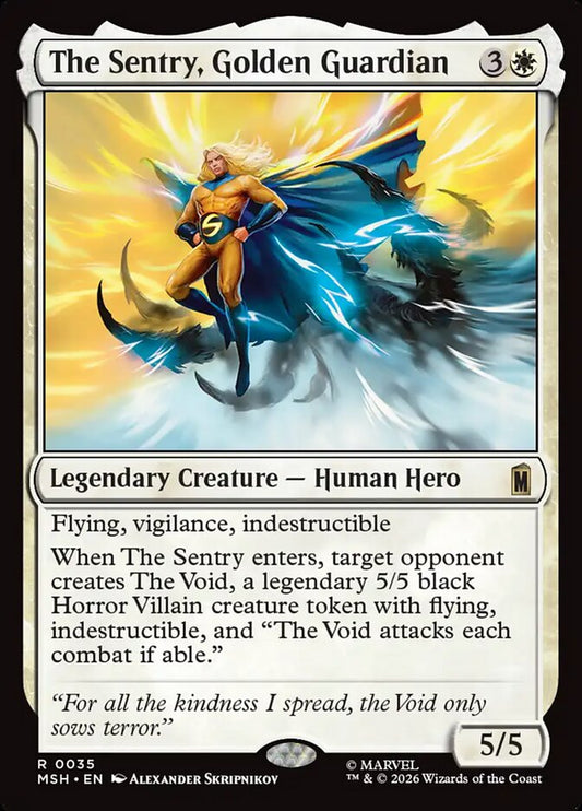The Sentry, Golden Guardian - carta Magic The Gathering