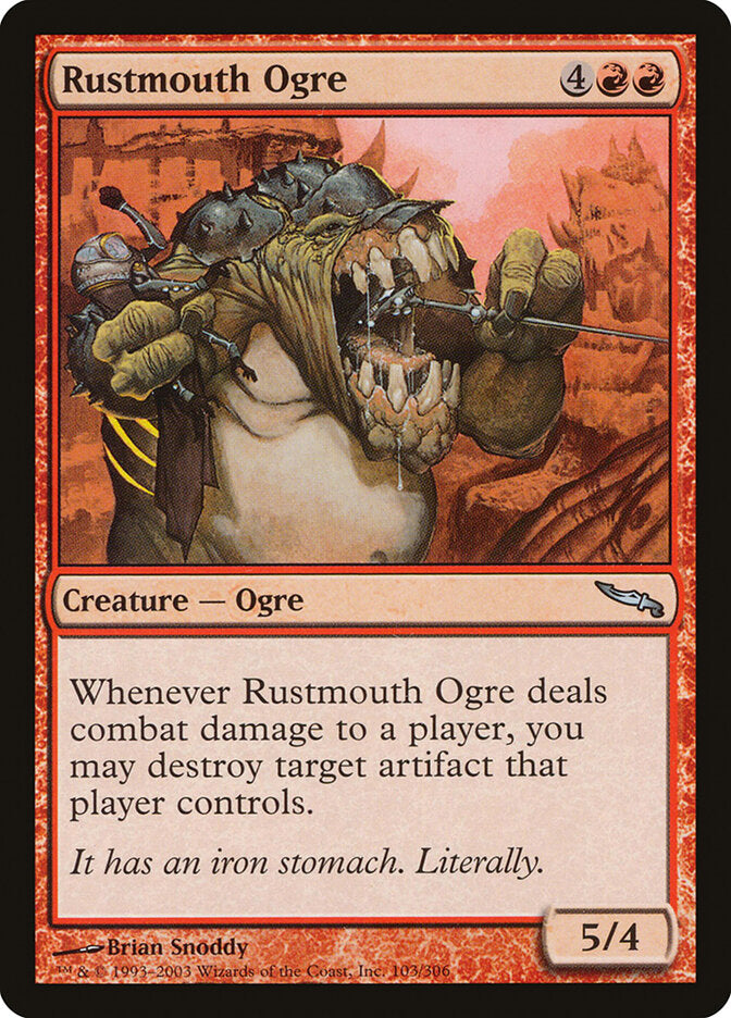 Rustmouth Ogre - carta Magic The Gathering