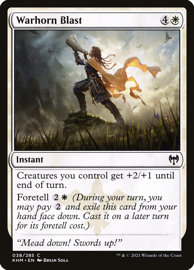 Warhorn Blast - carta Magic The Gathering
