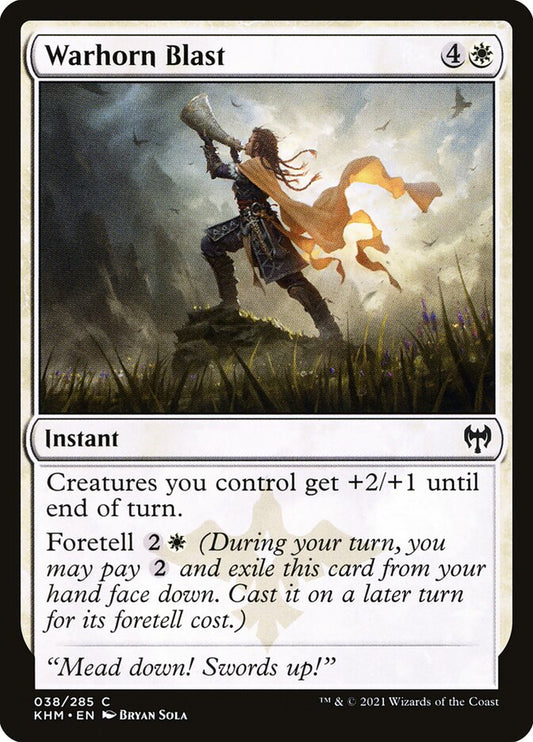 Warhorn Blast - carta Magic The Gathering
