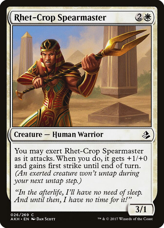 Rhet-Crop Spearmaster - carta Magic The Gathering