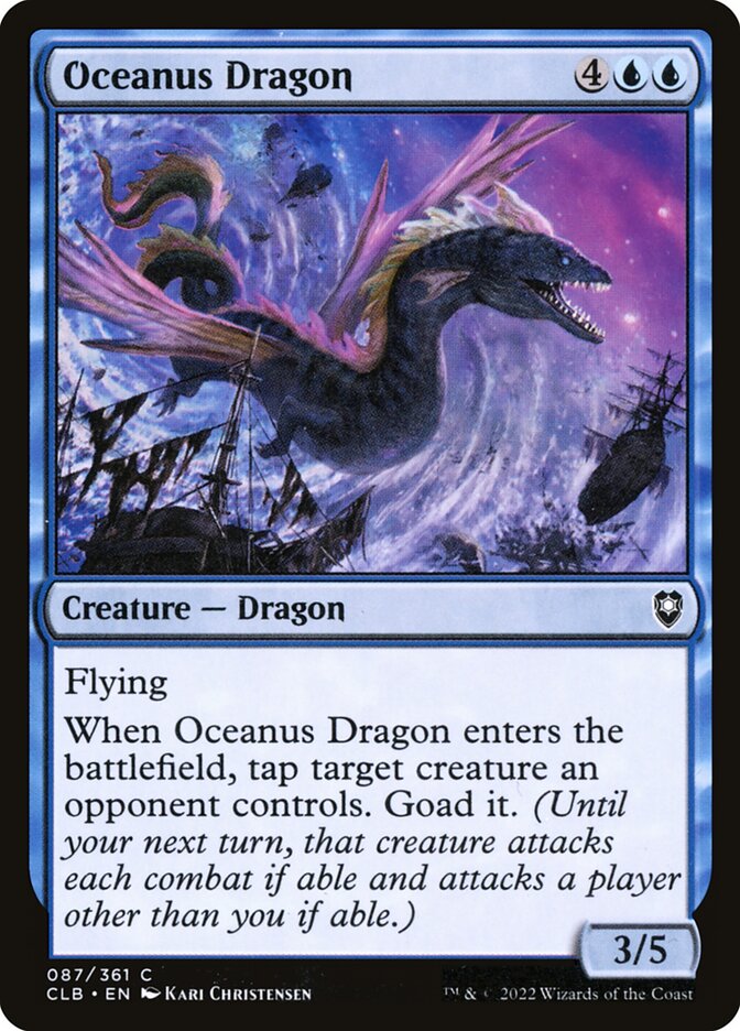 Oceanus Dragon - carta Magic The Gathering