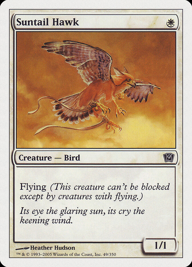 Suntail Hawk - carta Magic The Gathering