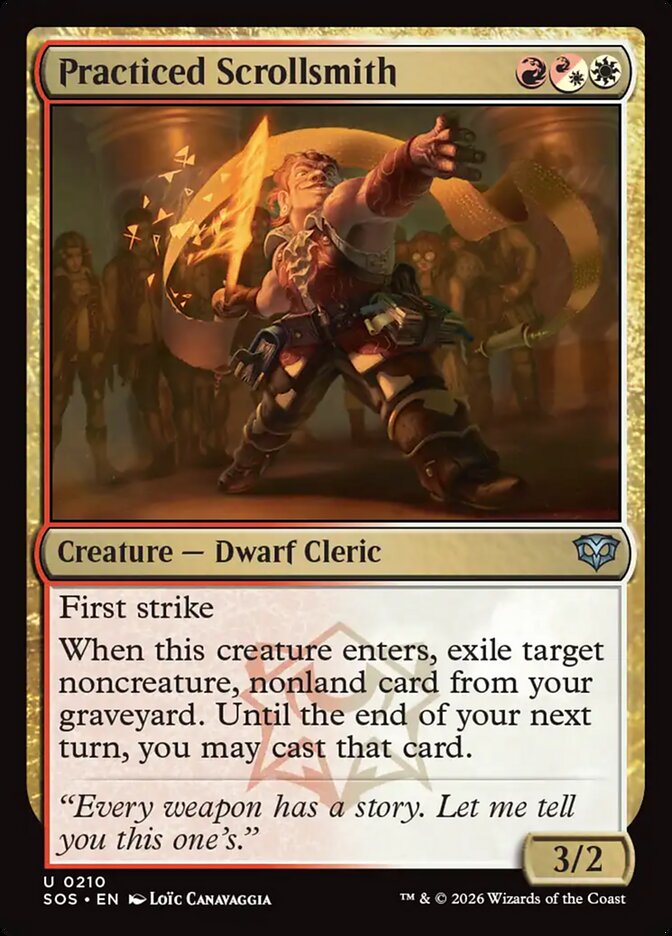 Practiced Scrollsmith - carta Magic The Gathering