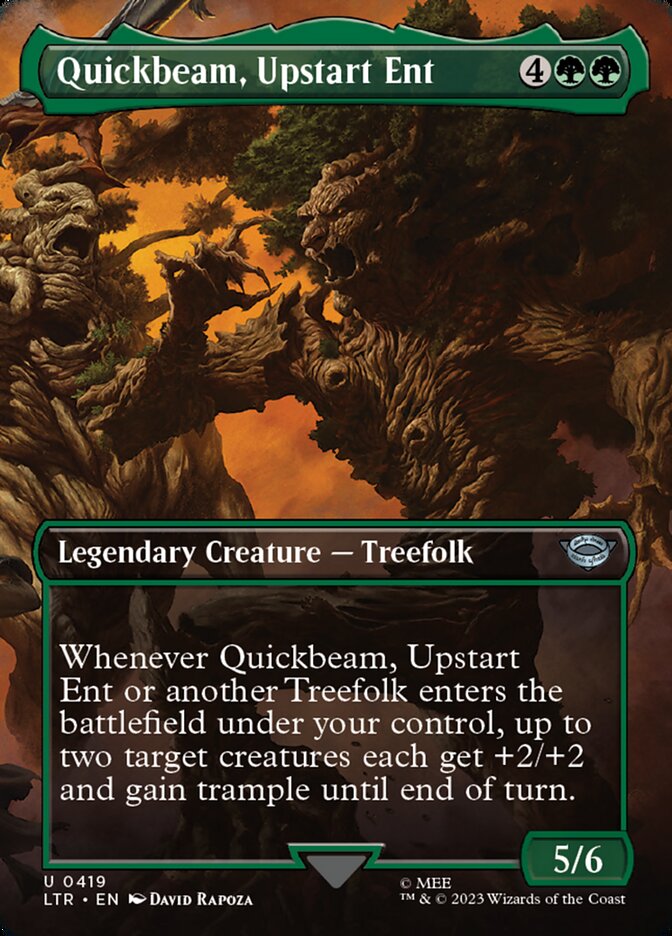 Quickbeam, Upstart Ent - carta Magic The Gathering