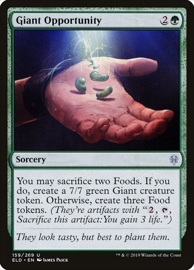 Giant Opportunity - carta Magic The Gathering