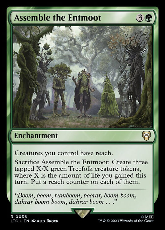 Assemble the Entmoot - carta Magic The Gathering