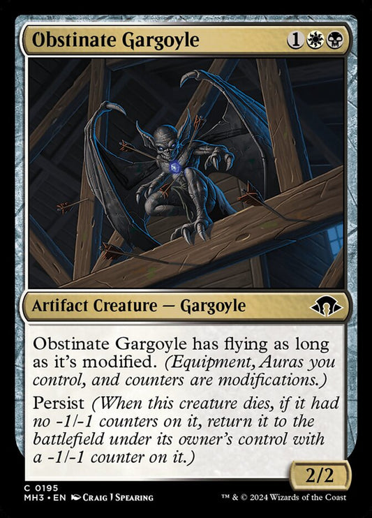 Obstinate Gargoyle (MH3)