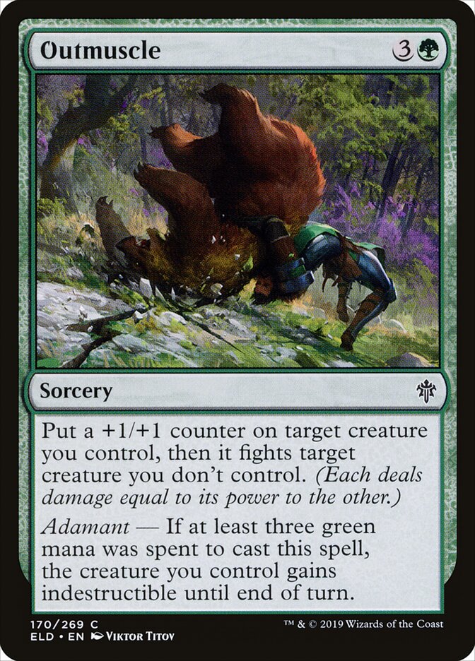 Outmuscle - carta Magic The Gathering