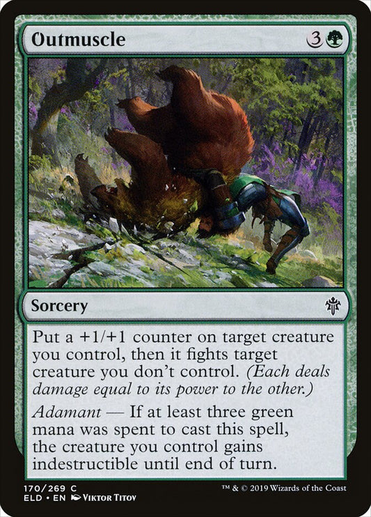 Outmuscle - carta Magic The Gathering