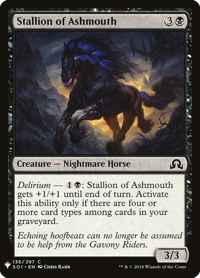 Stallion of Ashmouth - carta Magic The Gathering