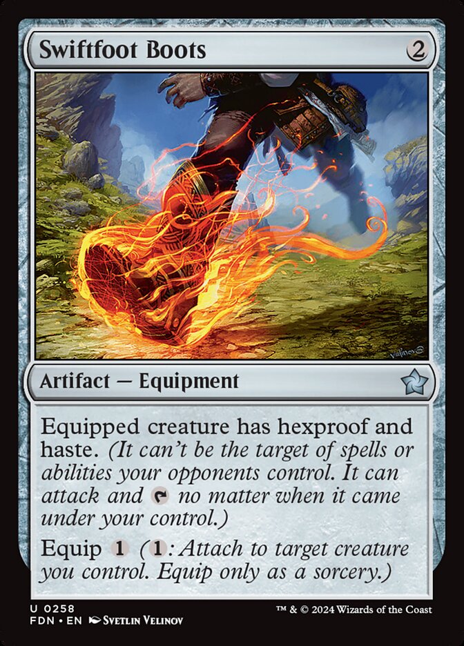 Swiftfoot Boots - carta Magic The Gathering