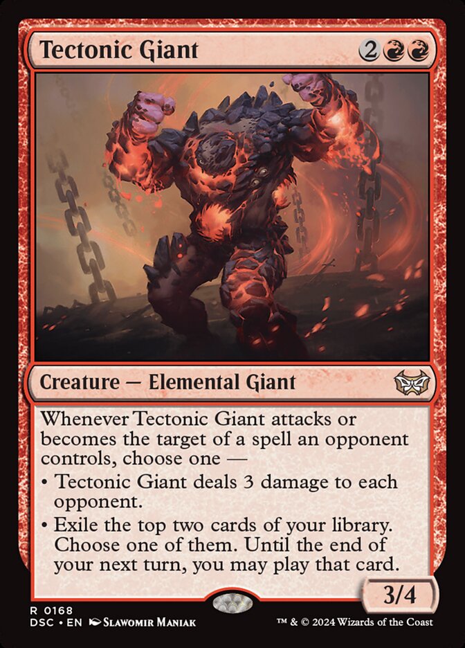 Tectonic Giant - carta Magic The Gathering