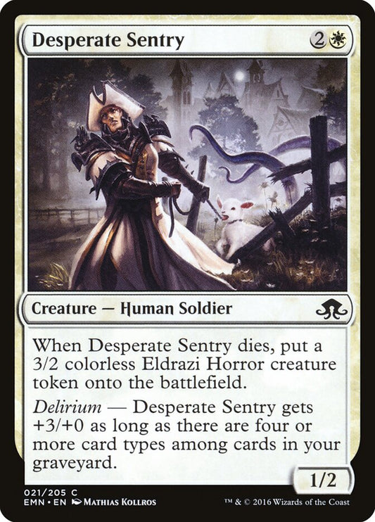 Desperate Sentry - carta Magic The Gathering