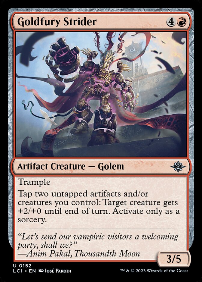 Goldfury Strider - carta Magic The Gathering