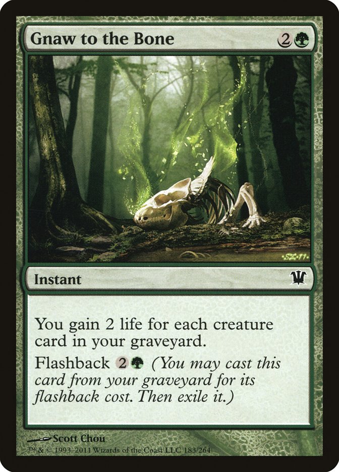 Gnaw to the Bone - carta Magic The Gathering