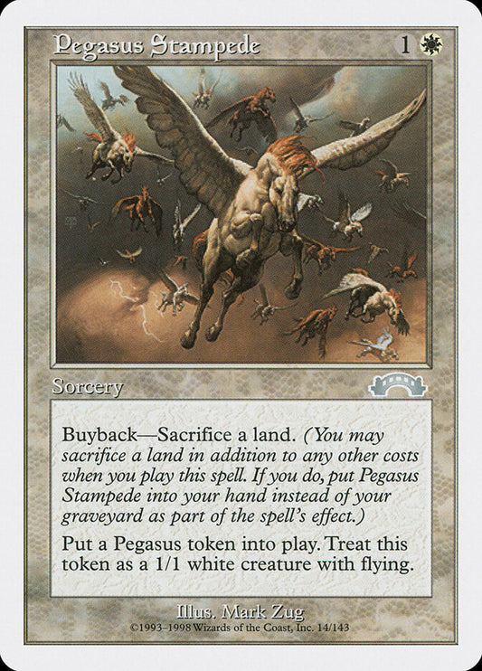 Pegasus Stampede - carta Magic The Gathering
