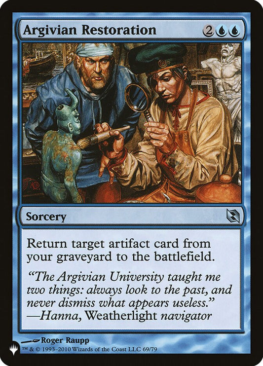 Argivian Restoration - carta Magic The Gathering
