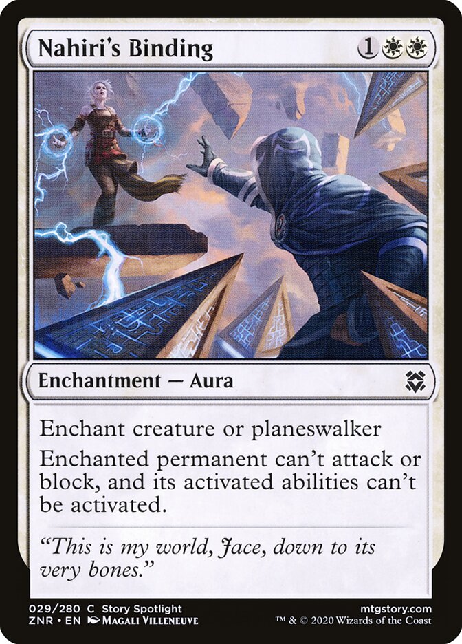 Nahiri's Binding - carta Magic The Gathering