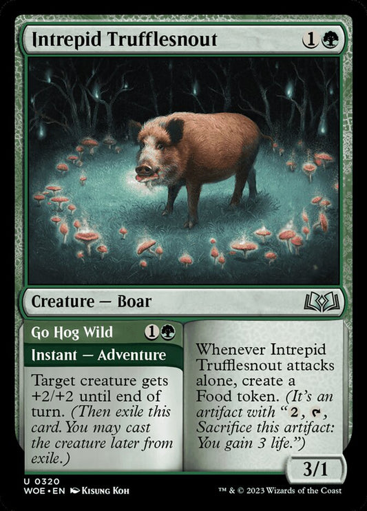 Intrepid Trufflesnout // Go Hog Wild - carta Magic The Gathering