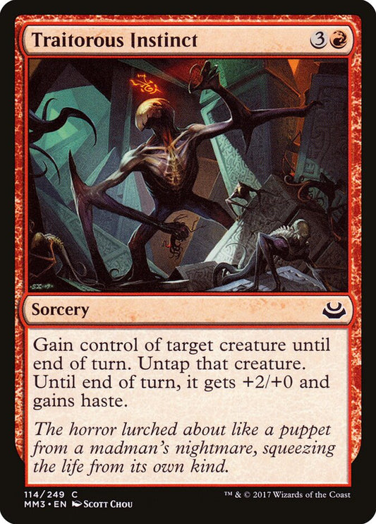 Traitorous Instinct - carta Magic The Gathering