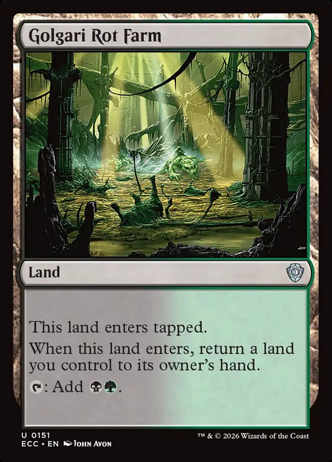 Golgari Rot Farm - carta Magic The Gathering
