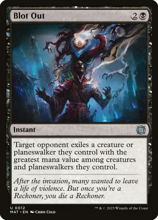Blot Out - carta Magic The Gathering