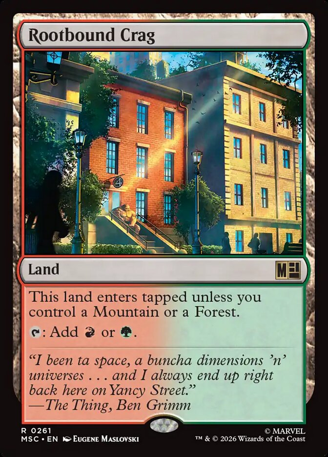Rootbound Crag - carta Magic The Gathering