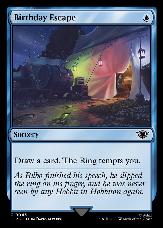 Birthday Escape - carta Magic The Gathering