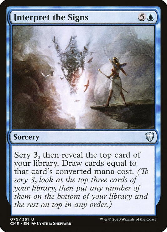 Interpret the Signs - carta Magic The Gathering