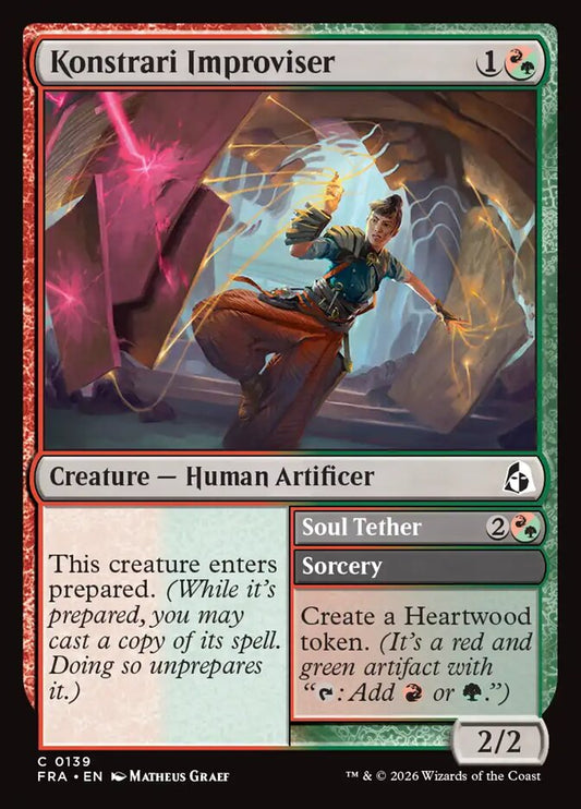 Konstrari Improviser // Soul Tether - carta Magic The Gathering