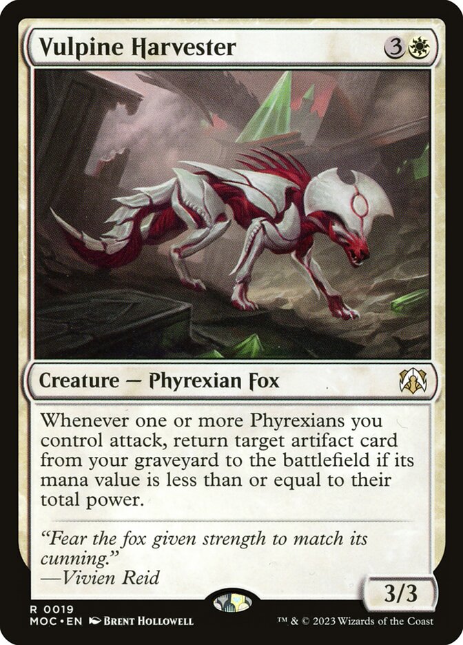 Vulpine Harvester - carta Magic The Gathering