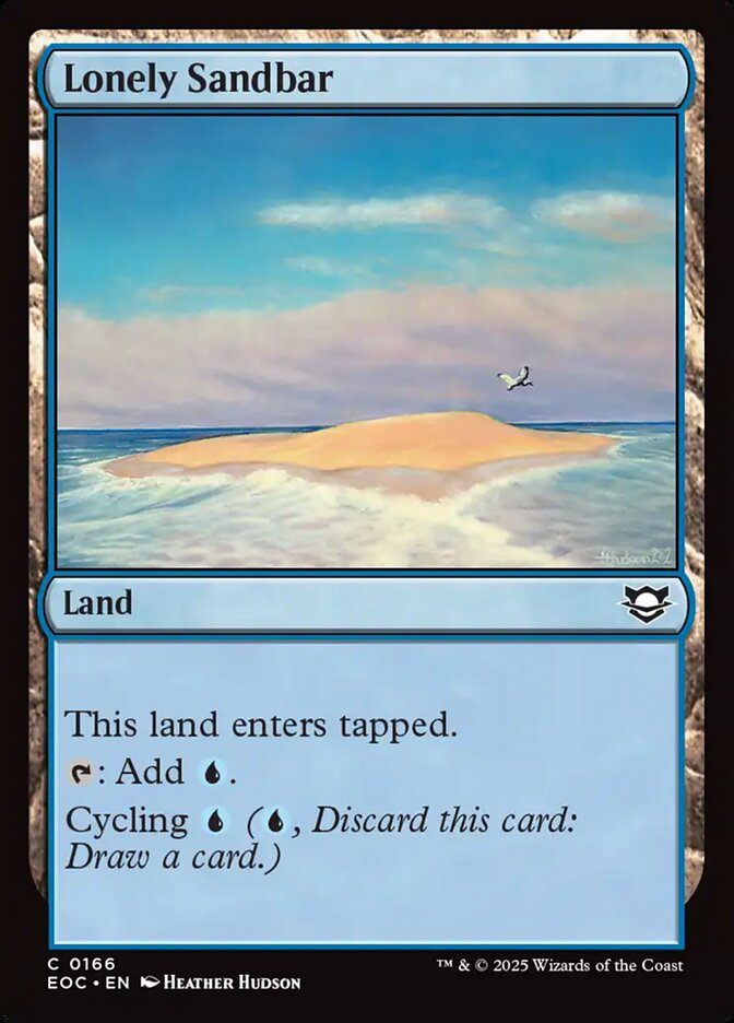 Lonely Sandbar - carta Magic The Gathering