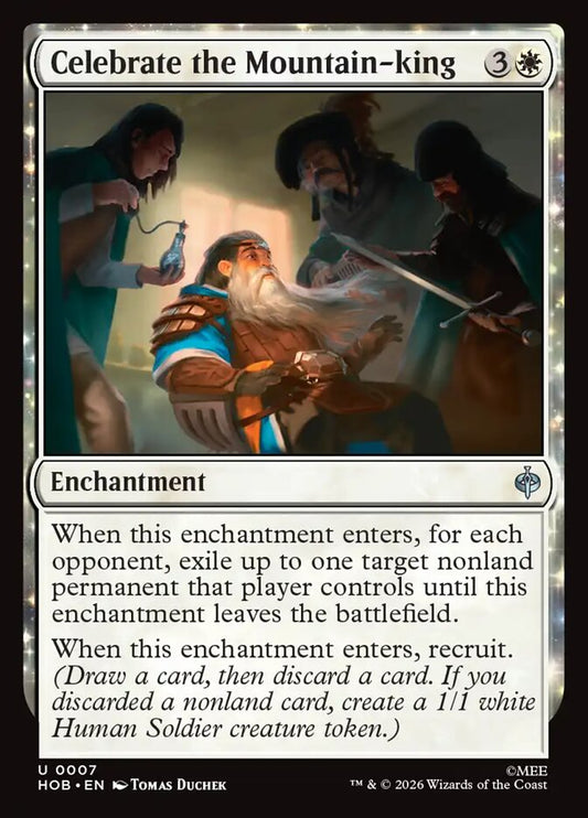 Celebrate the Mountain-king - carta Magic The Gathering