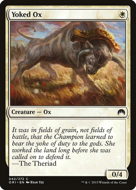 Yoked Ox - carta Magic The Gathering