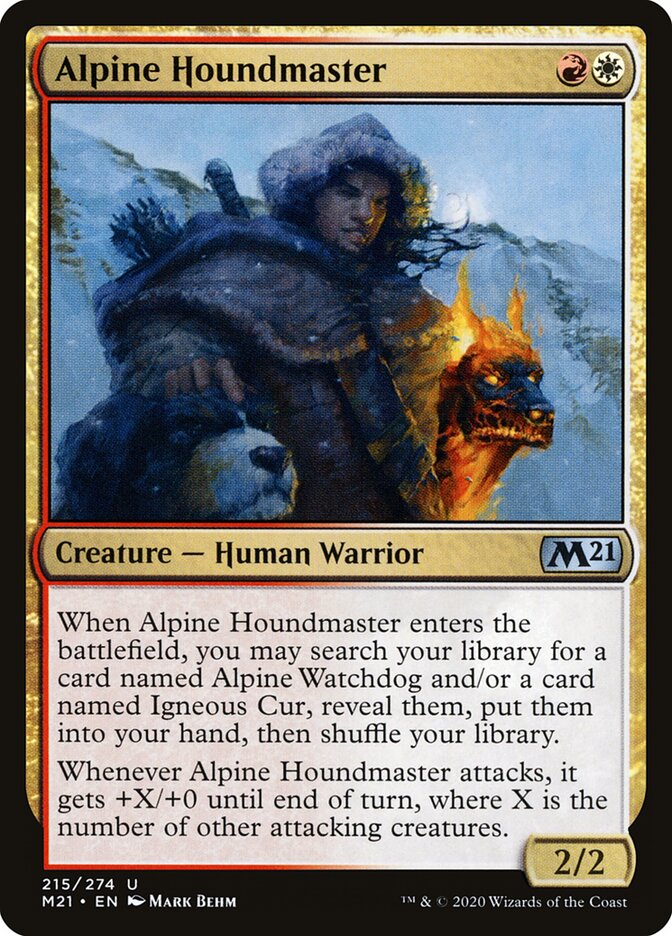 Alpine Houndmaster - carta Magic The Gathering
