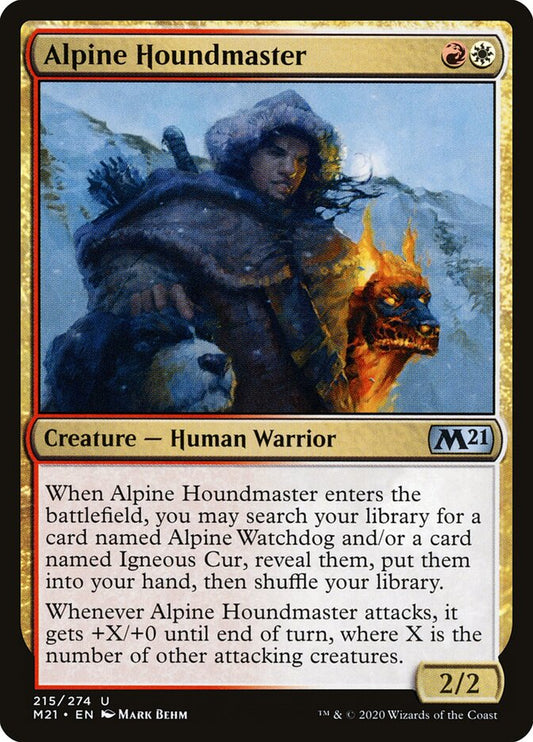 Alpine Houndmaster - carta Magic The Gathering