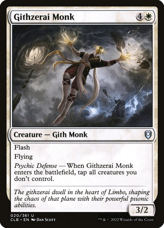 Githzerai Monk - carta Magic The Gathering