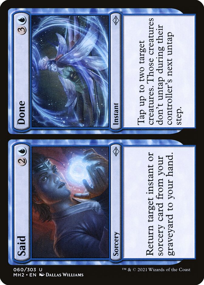 Said // Done - carta Magic The Gathering